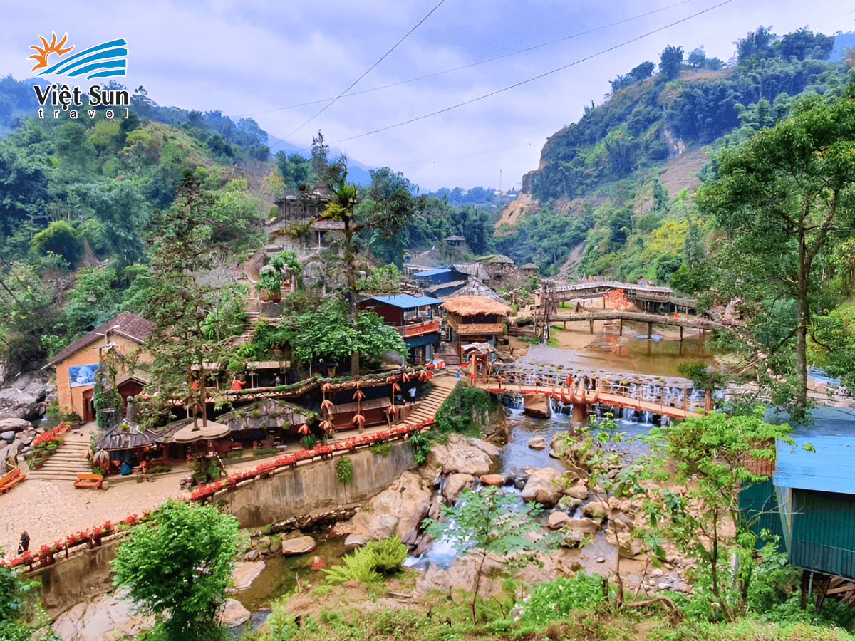 Vẻ đẹp thơ mộng, yên bình giữa núi rừng Sapa của bản Cát Cát