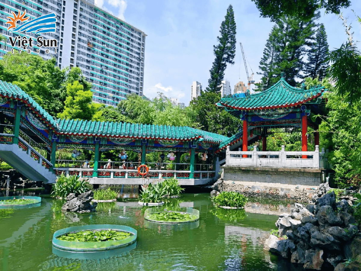 Vườn Nguyện Ước – Không gian tĩnh lặng trong khuôn viên Miếu Huỳnh Đại Tiên