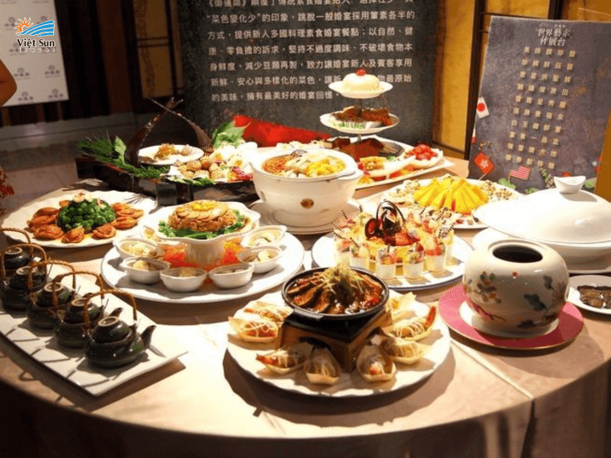 bữa tối ẩm thực Trung Hoa