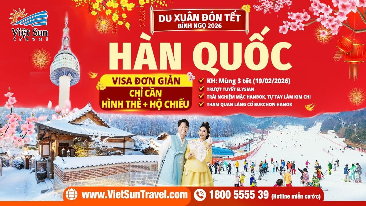 du lịch Hàn Quốc tết nguyên đán
