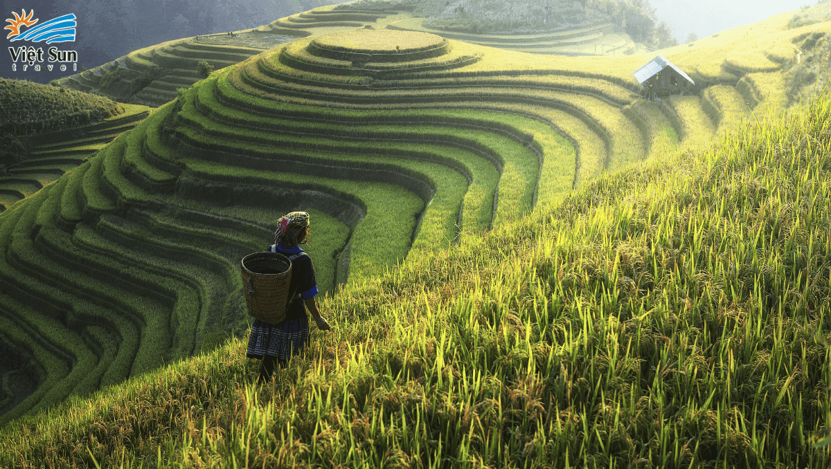 tham quan Bản Cát Cát