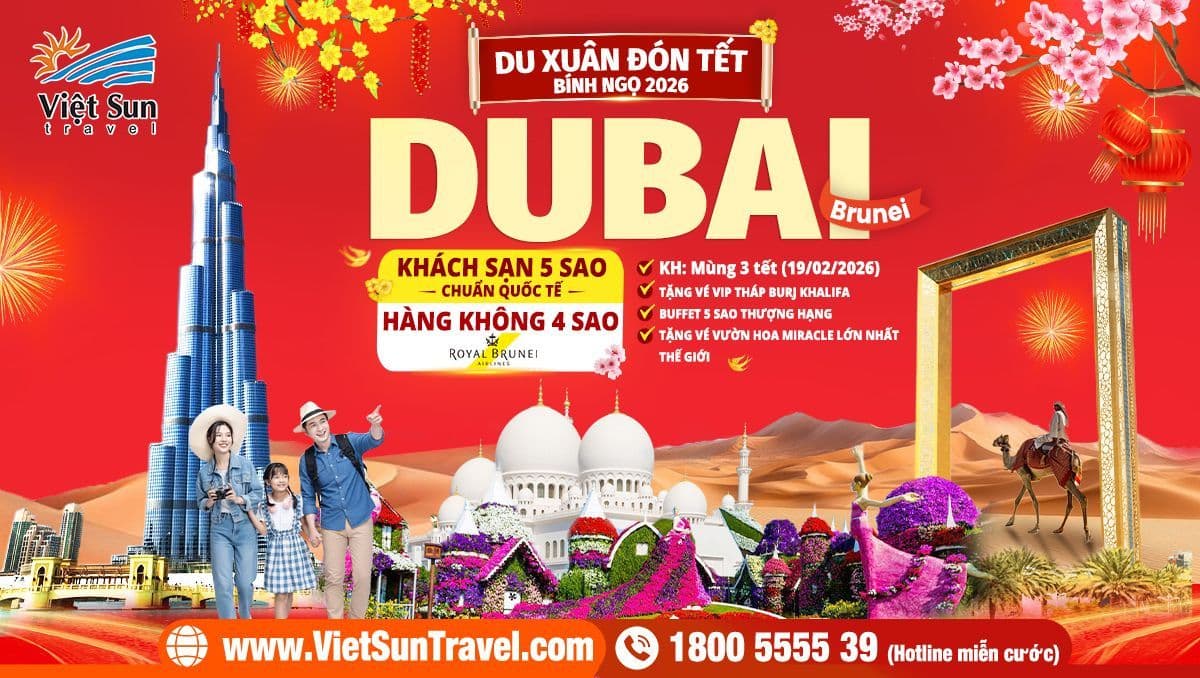 tour dubai tết
